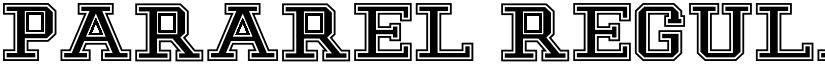 Pararel Regular font