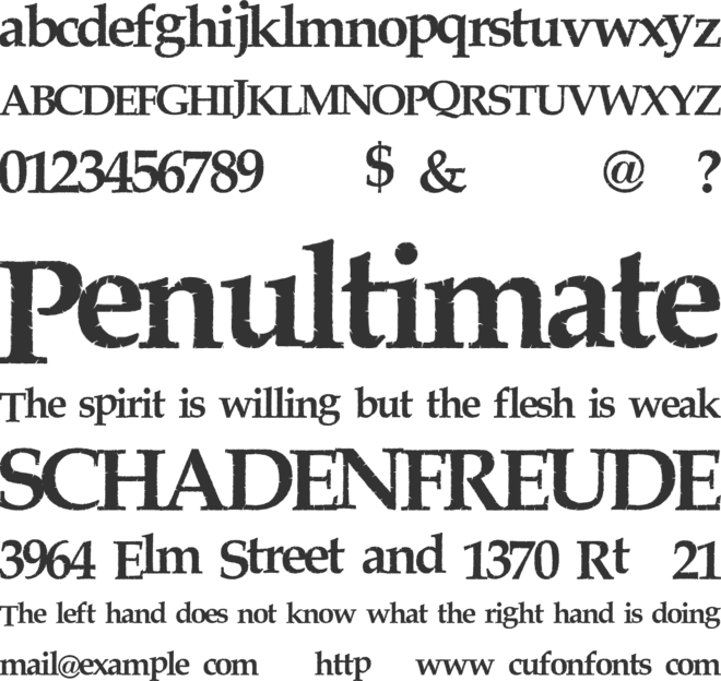 PiratesBay font preview