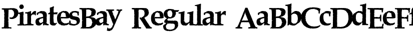 PiratesBay Regular font