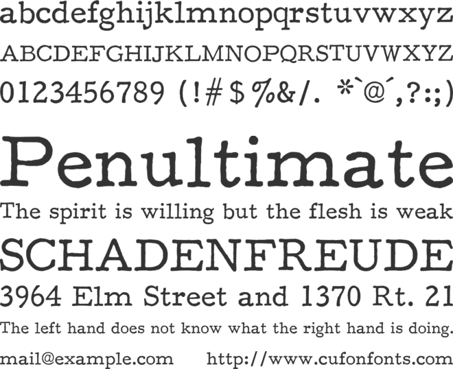 F25 Executive font preview