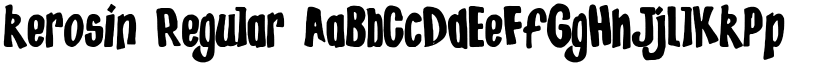 kerosin font download