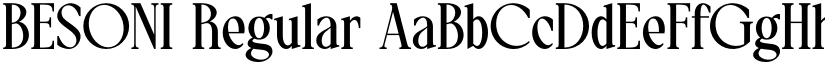 BESONI Regular font