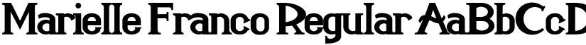 Marielle Franco Regular font