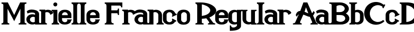 Marielle Franco Regular font