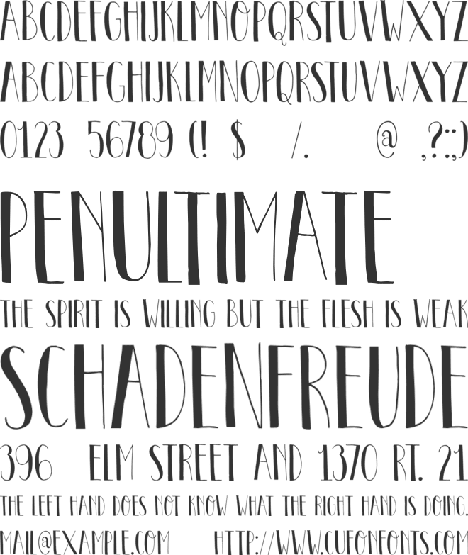 DK Pastis font preview
