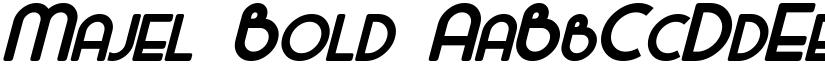 Majel Bold font