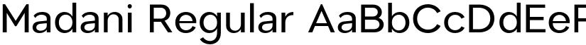 Madani Regular font