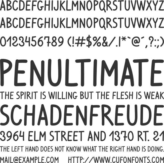 Ventura Edding font preview