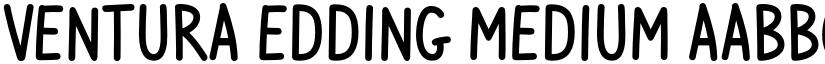 Ventura Edding Medium font