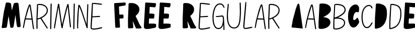 Marimine FREE Regular font
