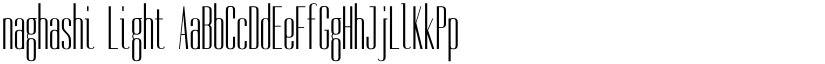 naghashi Light font