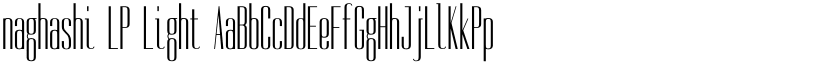naghashi LP Light font