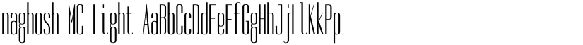 naghosh MC Light font