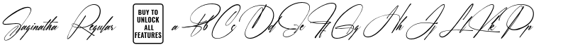 Saginatha Regular font