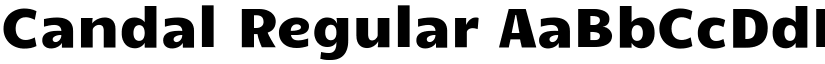 Candal Regular font