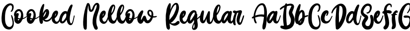 Cooked Mellow Regular font