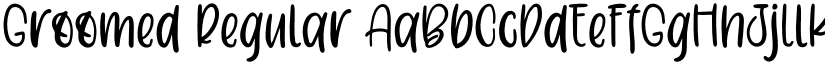 Groomed font download