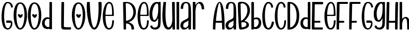 Good Love Regular font