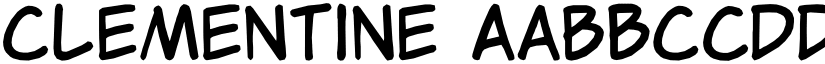 Clementine font