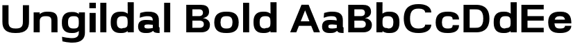 Ungildal Bold font