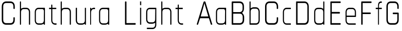 Chathura Light font