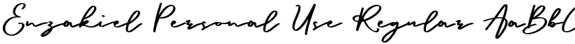Enzakiel Personal Use Regular font