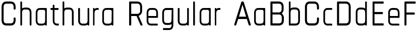Chathura Regular font
