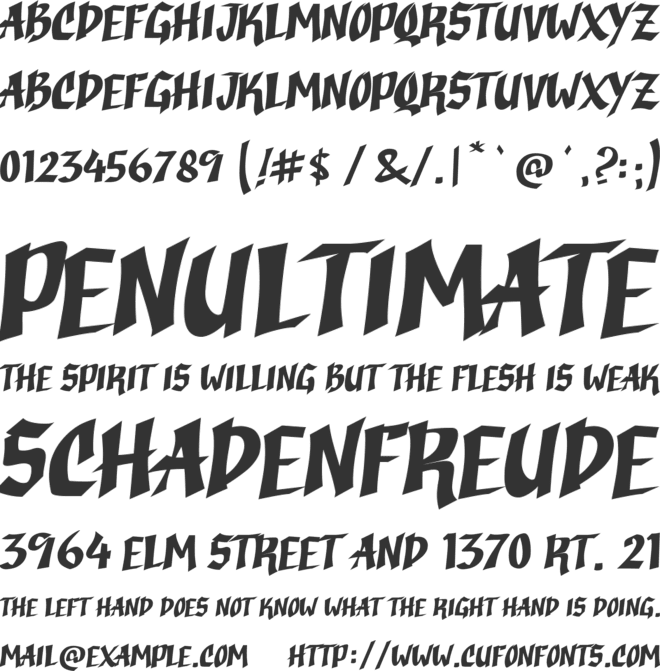 Lobster Cracker font preview