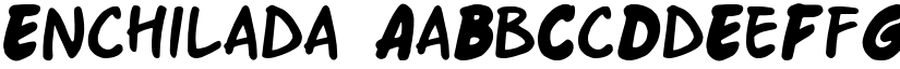 Enchilada font