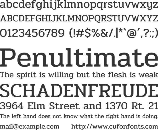 Pridi font preview