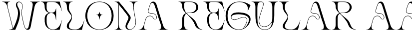 Welona Regular font