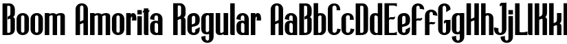 Boom Amorita Regular font