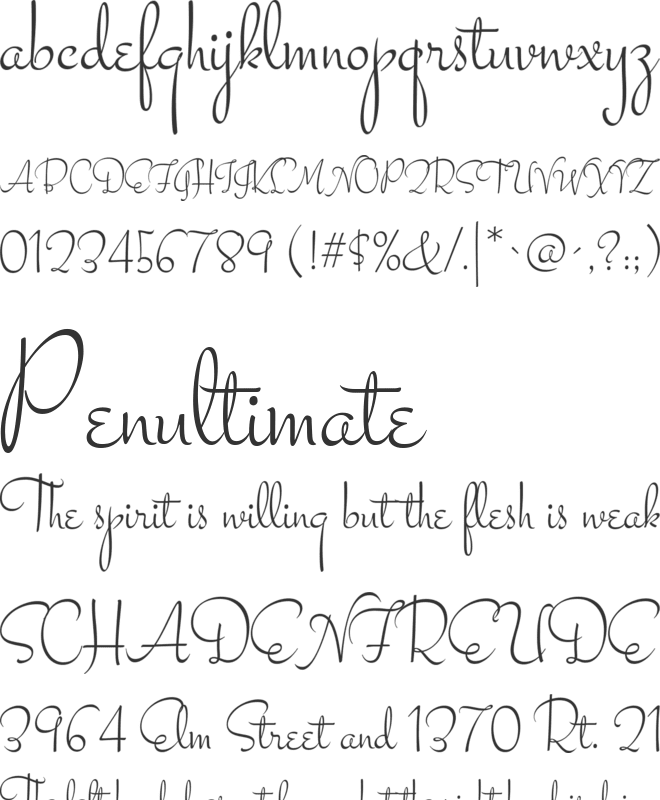 Stalemate font preview