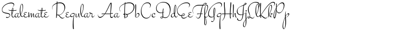 Stalemate Regular font