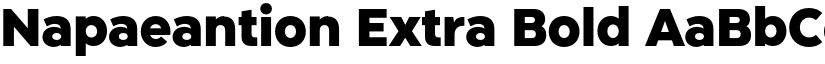 Napaeantion Extra Bold font