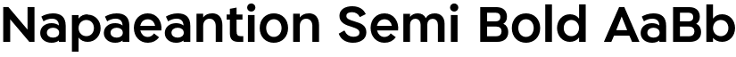 Napaeantion Semi Bold font