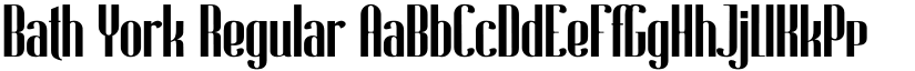 Bath York Regular font