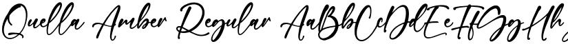 Quella Amber Regular font