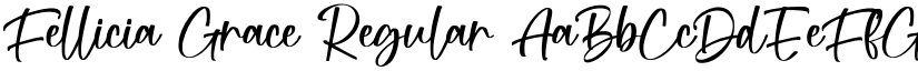 Fellicia Grace Regular font