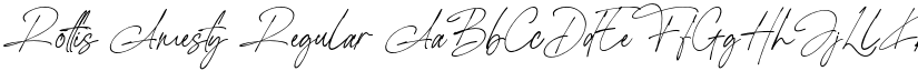 Rottis Amesty Regular font