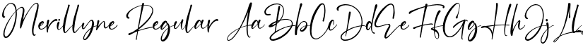 Merillyne Regular font