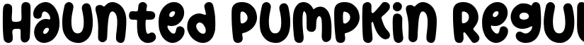Haunted Pumpkin Regular font