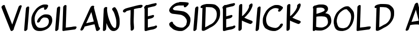 Vigilante Sidekick Bold font