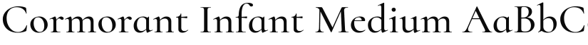 Cormorant Infant Medium font