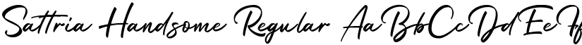 Sattria Handsome Regular font