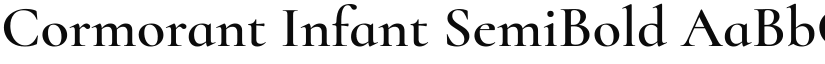 Cormorant Infant SemiBold font