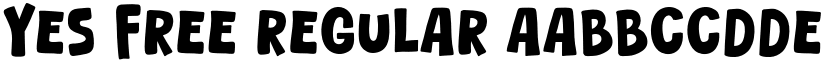Yes Free Regular font