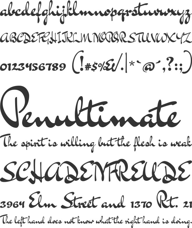 Dr Sugiyama font preview