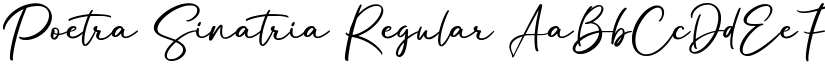 Poetra Sinatria Regular font