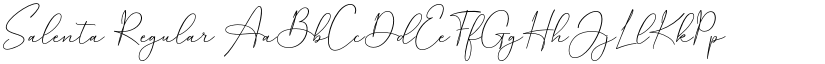 Salenta Regular font